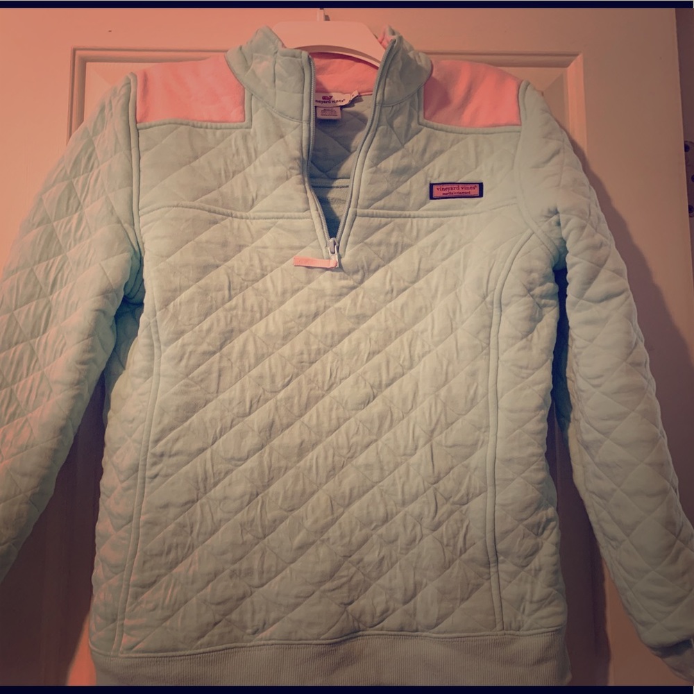 Vineyard Vines Quilted Shepshirt Size Small